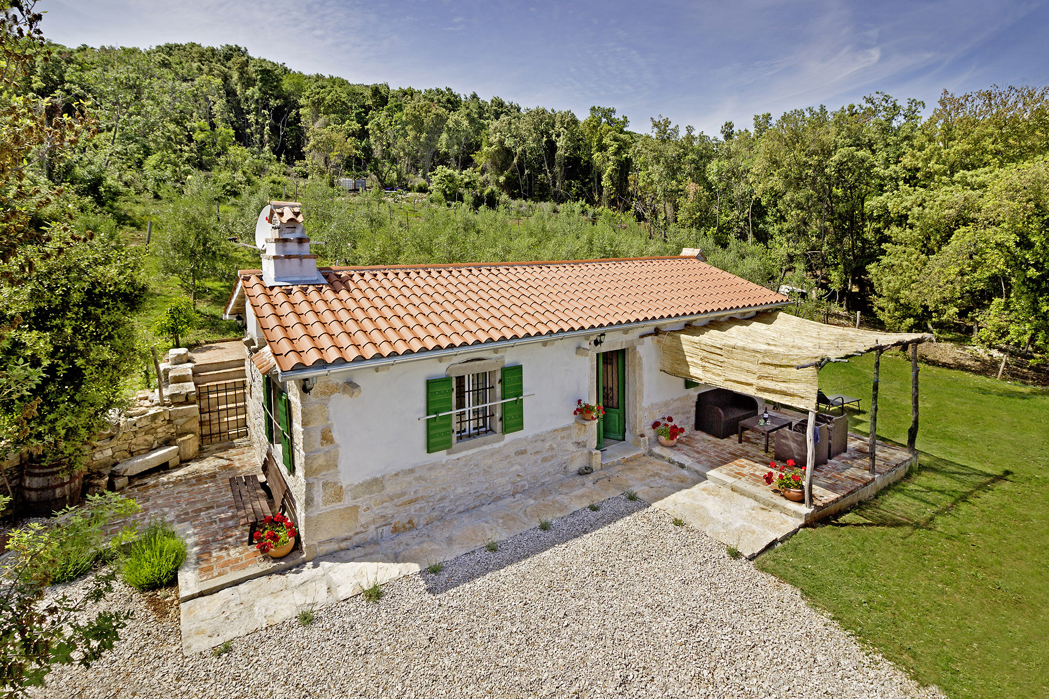 Roinizza in Prtlog (Haus für 4-5 Personen)  in Kroatien